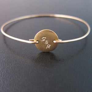 Couple Initial Bracelet-FrostedWillow