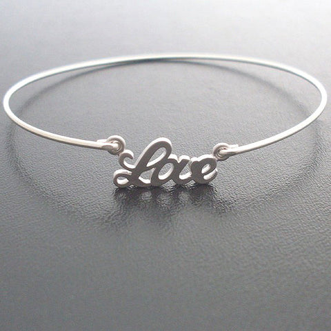Image of Love Charm Bracelet-FrostedWillow