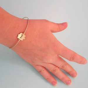 Monogram Flower Bracelet