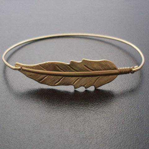 Image of Feather Bracelet-FrostedWillow