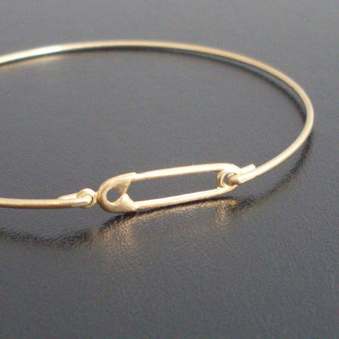 Image of Safety Pin Bracelet-FrostedWillow