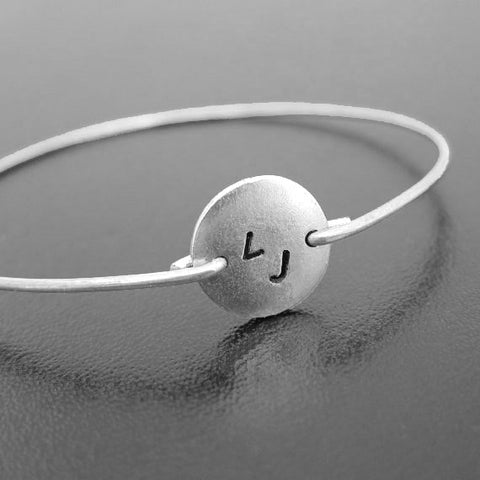 Image of Personalized Initial Bracelet-FrostedWillow