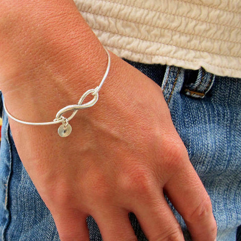 Infinity Bracelet Silver 925 Flower Bangle in Cute Eye Design Engagement  Jewelry for Women - China Infinity Bracelet for Women and CZ Bracelet price  | Made-in-China.com