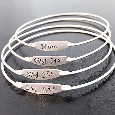 Image of Mom and Daughters Bracelet Set-FrostedWillow