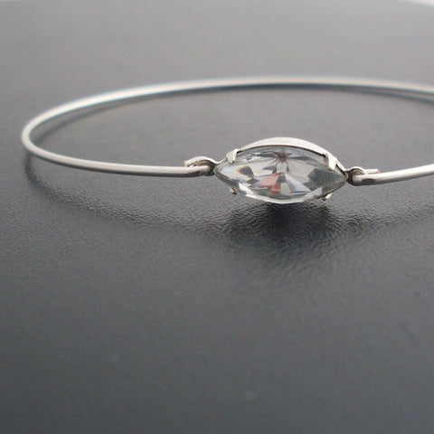 Image of Crystal Clear Rhinestone Bracelet-FrostedWillow