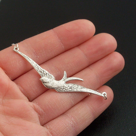 Image of Sparrow Necklace-FrostedWillow