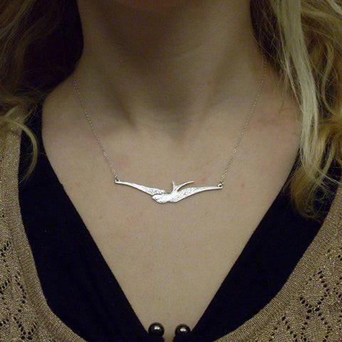 Image of Sparrow Necklace-FrostedWillow