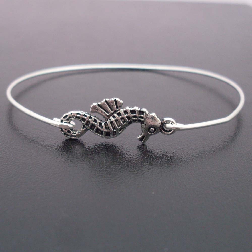 Seahorse Charm Bracelet-FrostedWillow