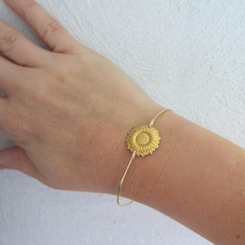Image of Sunflower Bracelet-FrostedWillow