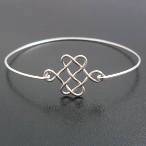 Image of Celtic Knot Bracelet-FrostedWillow