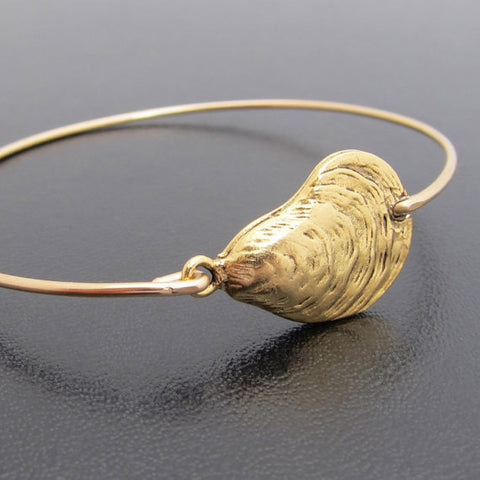 Image of Mussel Shell Bangle Bangle-FrostedWillow