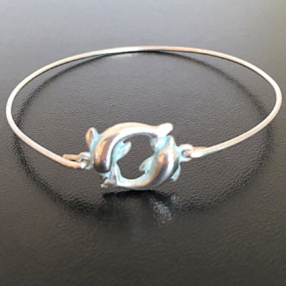 Dancing Dolphin Bracelet-FrostedWillow