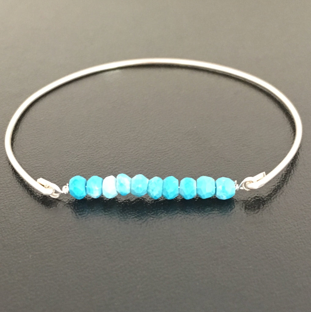 Beaded Turquoise Bracelet-FrostedWillow