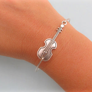 Violin Bangle Bracelet
