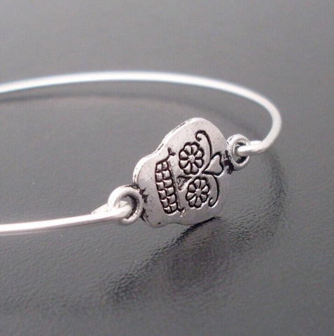 Image of Day of the Dead Sugar Skull Bracelet-FrostedWillow