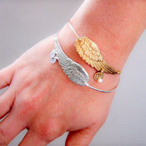 Grandma Little Angels Personalized Wing Bracelet