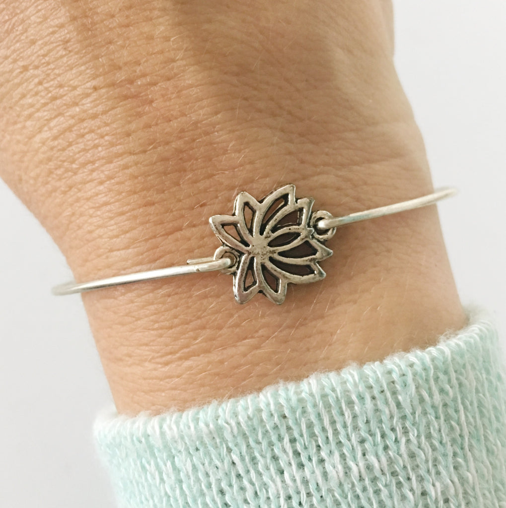 Lotus Flower Purity Symbol Bracelet – JOY by Corrine Smith